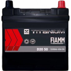 Автомобильный аккумулятор Fiamm 6СТ-50 R+ asia Titanium PRO Black