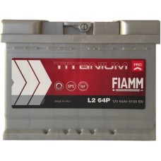 Автомобильный аккумулятор Fiamm 6СТ-64 R+ Titanium PRO Автомобильный аккумулятор Fiamm 6СТ-64 R+ Titanium PRO