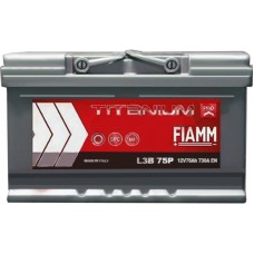 Автомобильный аккумулятор Fiamm 6СТ-75 R+ Titanium PRO  