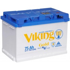 Автомобильный аккумулятор VIKING GOLD 75 R+
