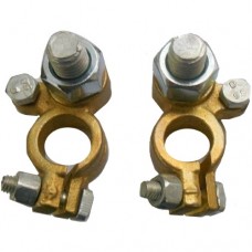 Клеммы для АКБ с зажимом ремонтные универсальные (латунь)